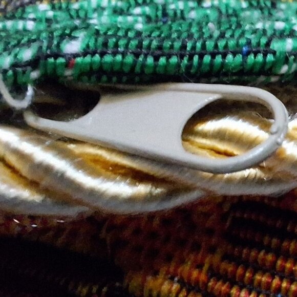 Vtg Double-sided Tapestry Bird Cover Winter Cardinal Fall Chickadee Satin Cord - Picture 5 of 5